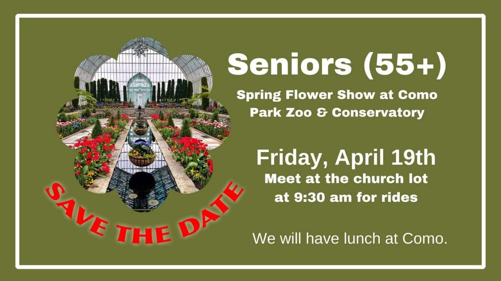 Fri, Apr 19: Love Spring colors? Seniors are invited to come explore the beauty of the season. Sign up!